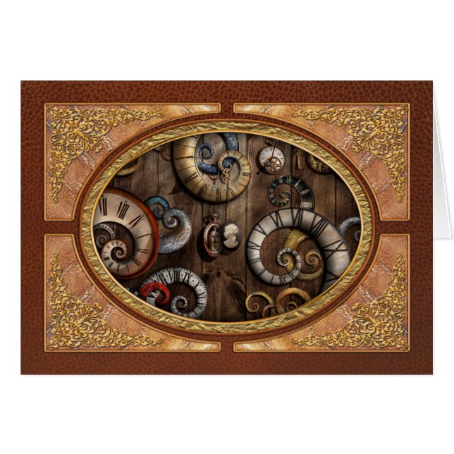 Steampunk - Clock - Time machine (Front Horizontal)