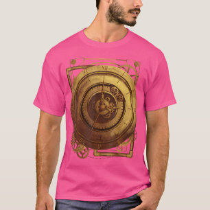 Steampunk Clock Victorian Art Mechanical Steam Pun T-Shirt