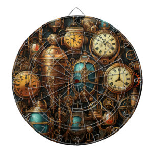 Steampunk Clocks Dartboard