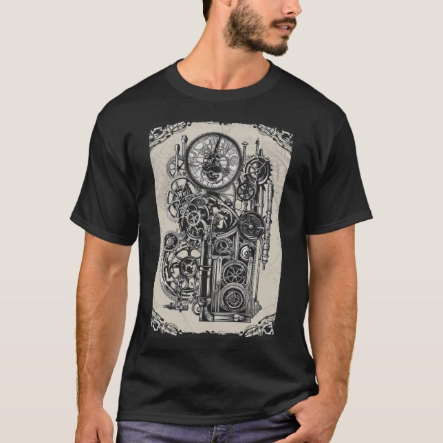 Steampunk Clockwork Fusion T-Shirt (Front)