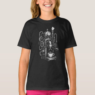 Steampunk coffee machine T-Shirt