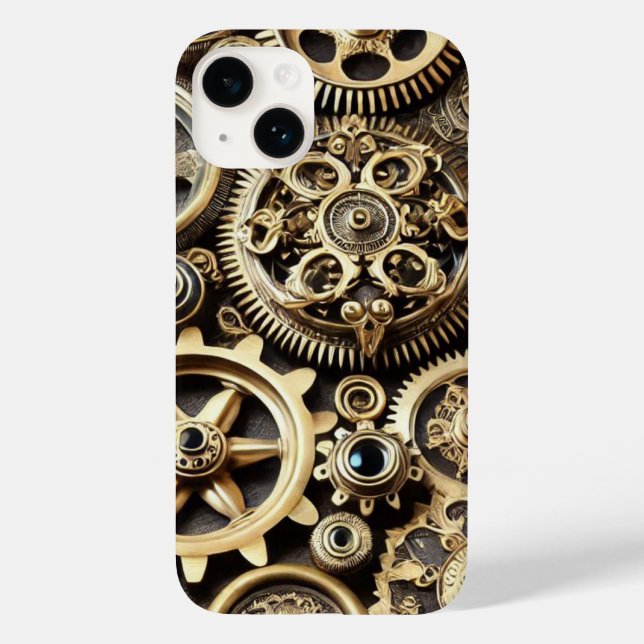 Steampunk Cogs and Gears Case-Mate iPhone Case (Back)