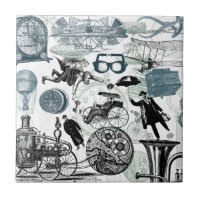 Steampunk Collage Colourized