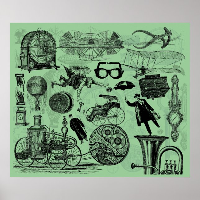 Steampunk College Number 2 Poster (Front)