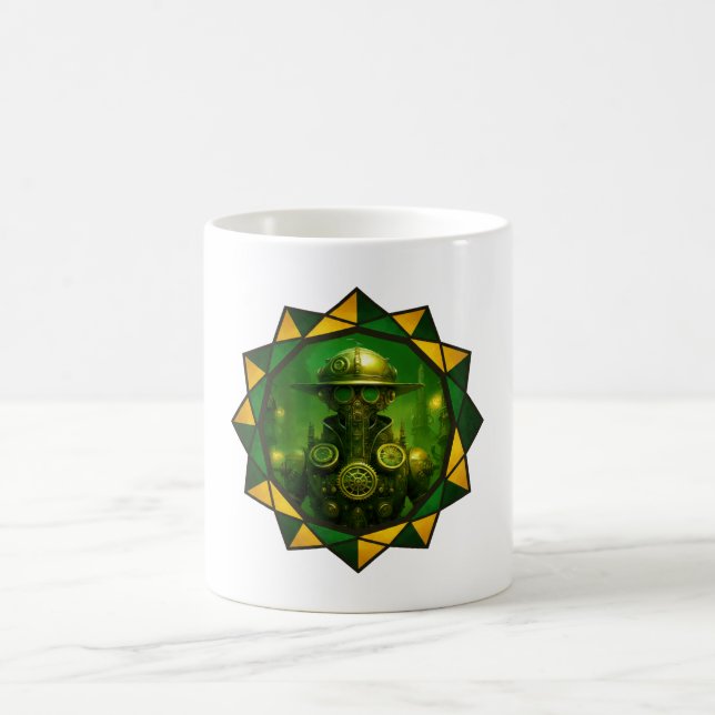 Steampunk Construction Worker Coffee Mug (Center)