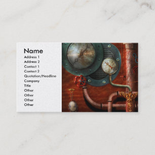 Steampunk - Controls Business Card