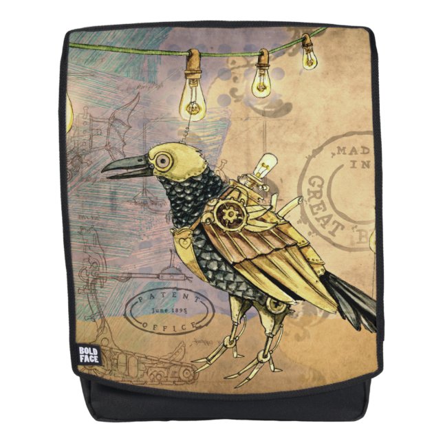 Steampunk Crow Backpack (Front)