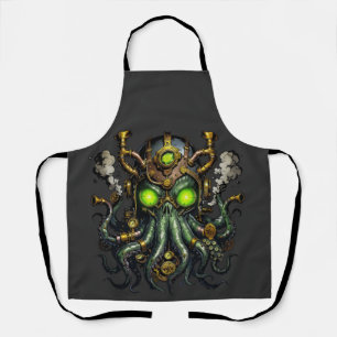 Steampunk Cthulhu monster  Apron