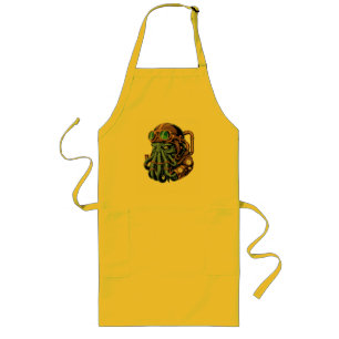 Steampunk Cthulhu monster Long Apron