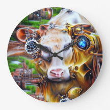 Steampunk Cyber Cow