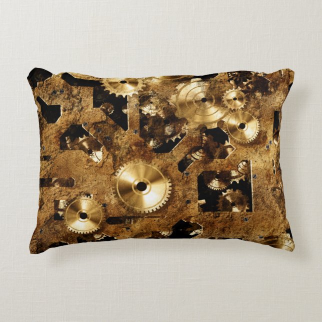 Steampunk Decorative Cushion (Front)