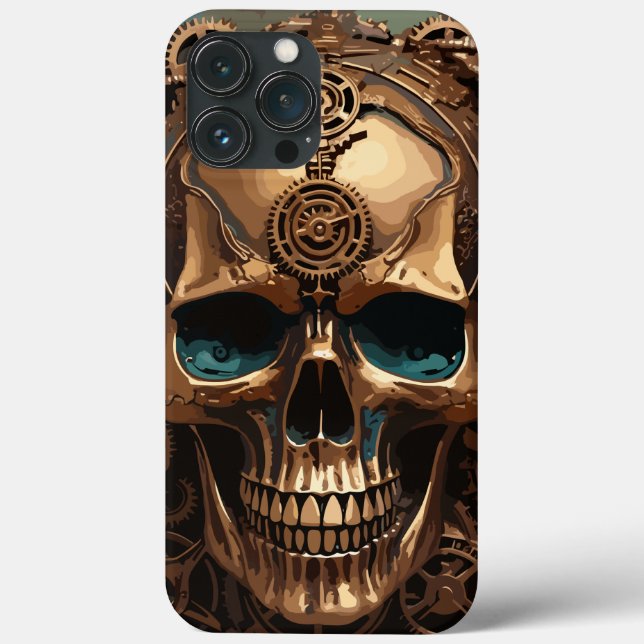 Steampunk Decorative Skull Case-Mate iPhone Case (Back)