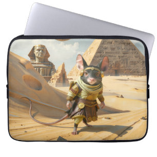 Steampunk Desert Explorer Mouse  Laptop Sleeve