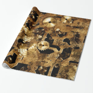 Steampunk Design Wrapping Paper