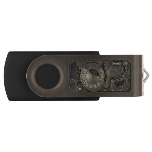 Steampunk Device - Rotary Dial Phone. USB Flash Drive