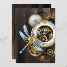 Steampunk Dials with Dragonfly