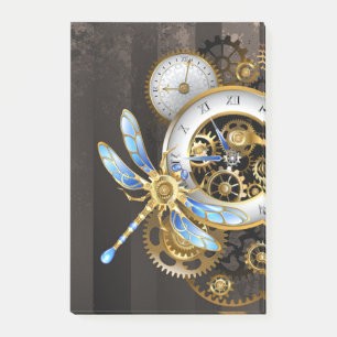 Steampunk Dials with Dragonfly Post-it Notes