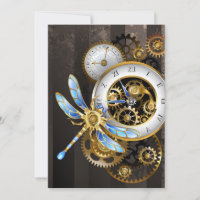 Steampunk Dials with Dragonfly
