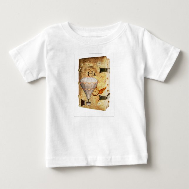 Steampunk Diary Baby T-Shirt (Front)
