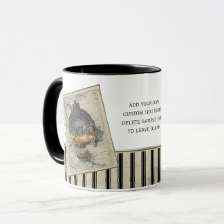 Steampunk Dirigible Balloon Ride Mug