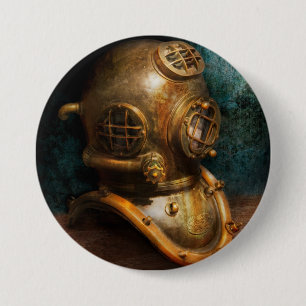 Steampunk - Diving - The diving helmet 7.5 Cm Round Badge