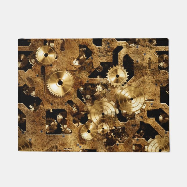 Steampunk Doormat (Front)