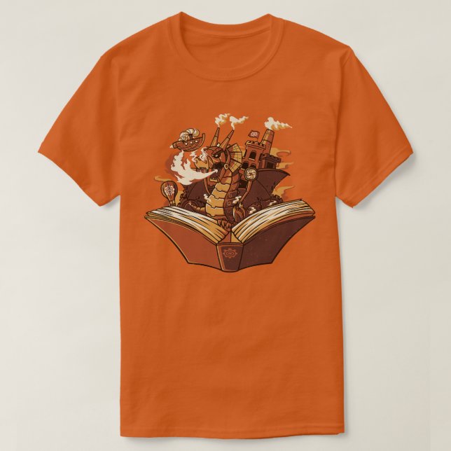 Steampunk Dragon by Tobe Fonseca T-Shirt (Design Front)