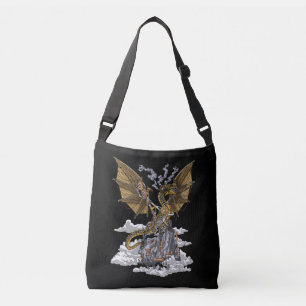 Steampunk Dragon Crossbody Bag