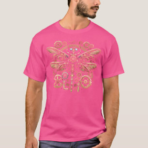 Steampunk Dragonfly Victorian Art Mechanical Steam T-Shirt