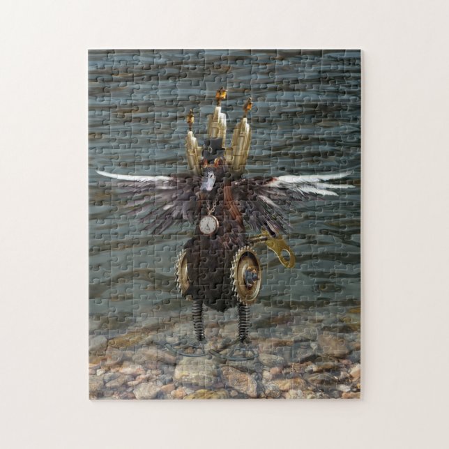 Steampunk Duck Jigsaw Puzzle (Vertical)