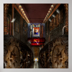 Steampunk - Dystopian society Poster