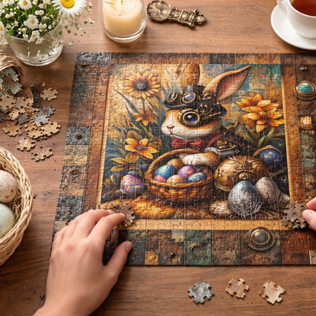 Steampunk Easter Rabbit Jigsaw Puzzle (Creator Uploaded)