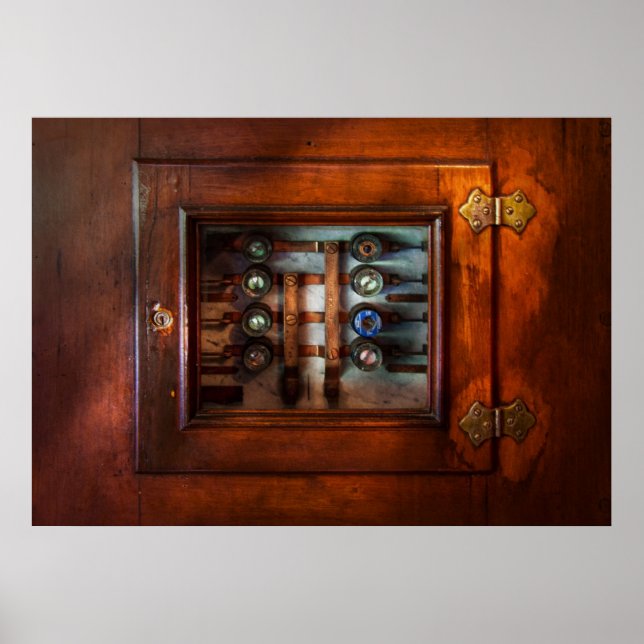Steampunk - Electrical - The fuse panel Poster (Front)