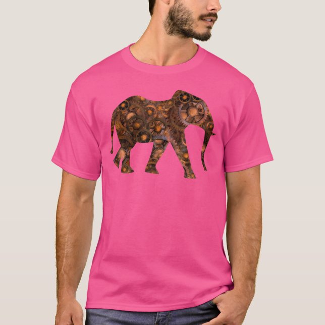 Steampunk Elephant T-Shirt (Front)