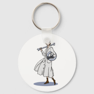 Steampunk Engineer Key Ring