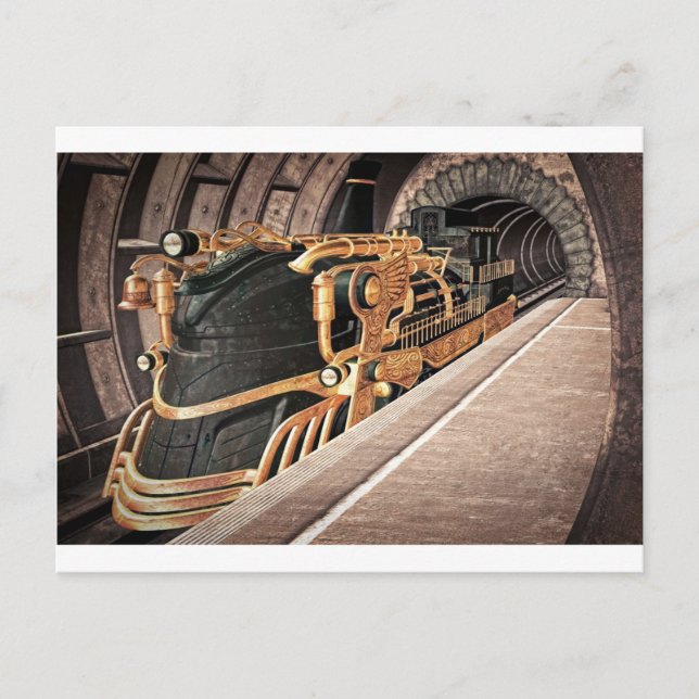 Steampunk Express Postcard (Front)