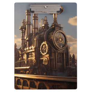 Steampunk Factory Clipboard