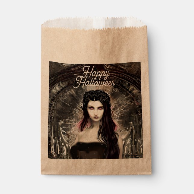 Steampunk Fallen Angel | Dark Art Halloween Favour Bags (Front)