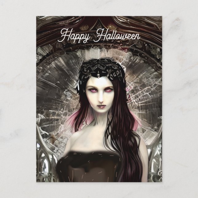 Steampunk Fallen Angel | Dark Art  Postcard (Front)