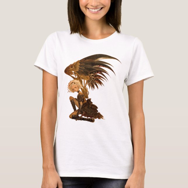 Steampunk Fantasy Baby Doll T-shirt (Front)