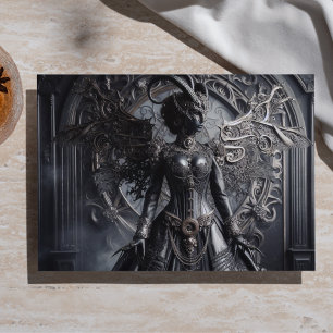 Steampunk Fantasy Darkness Demon Fashion Tissue Paper