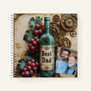 Steampunk Father’s Day Tribute with Verdigris Notebook