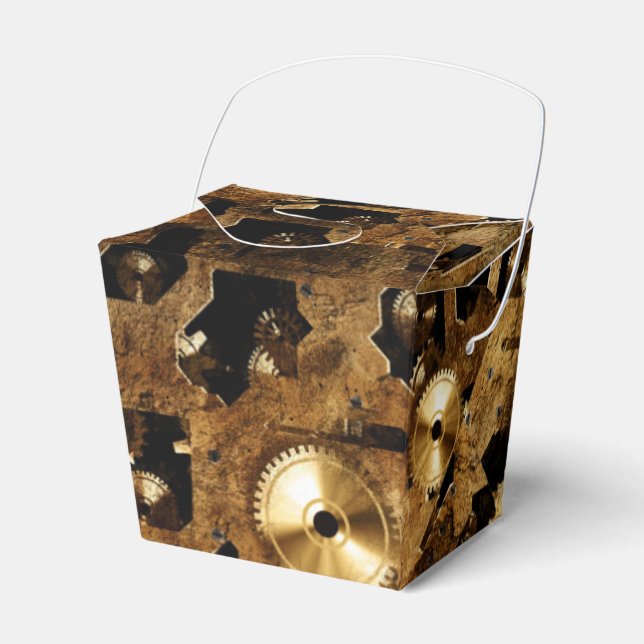 Steampunk Favour Box (Front Side)