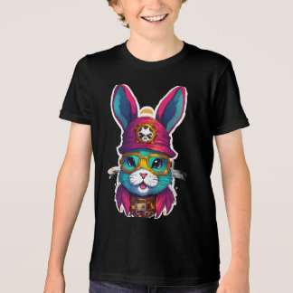 Steampunk Feline Captain Tri-Blend Shirt