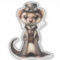 Steampunk Ferret Transparent Sticker
