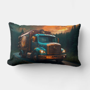 Steampunk Fire-Truck Lumbar Cushion