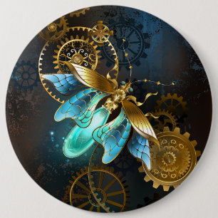 Steampunk Firefly 6 Cm Round Badge