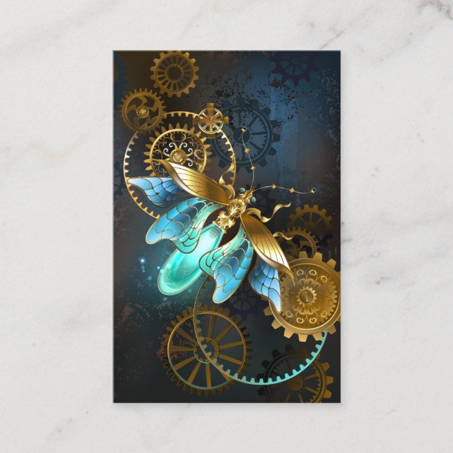 Steampunk Firefly Appointment Card (Front)