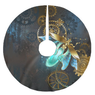 Steampunk Firefly Brushed Polyester Tree Skirt
