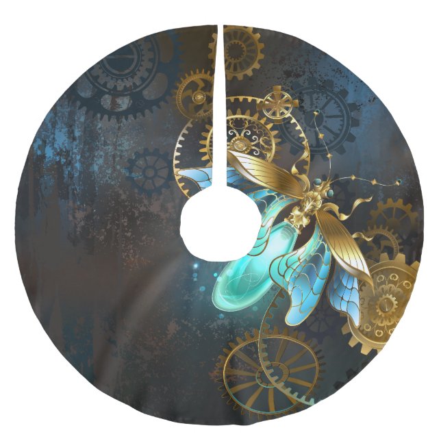 Steampunk Firefly Brushed Polyester Tree Skirt (Front)
